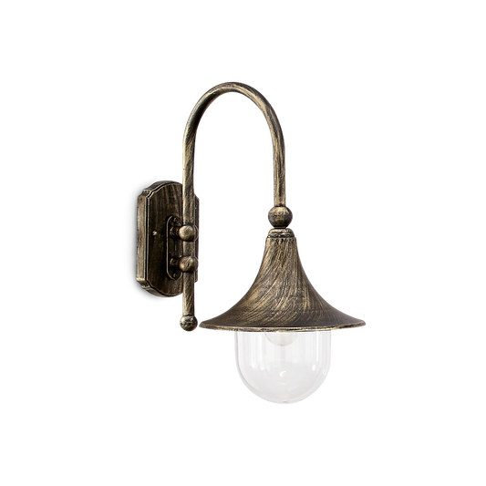 Aplică de exterior CIMA – stil vechi, gri sau alamă îmbătrânită - 24134