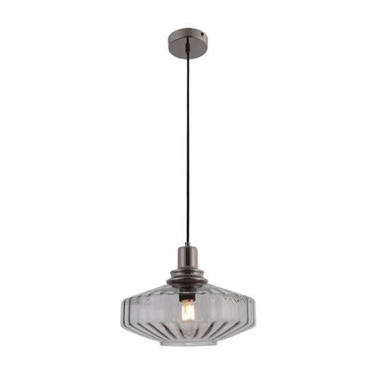 Pendul Sticlă Fumurie - Gri – Zambelis 23012