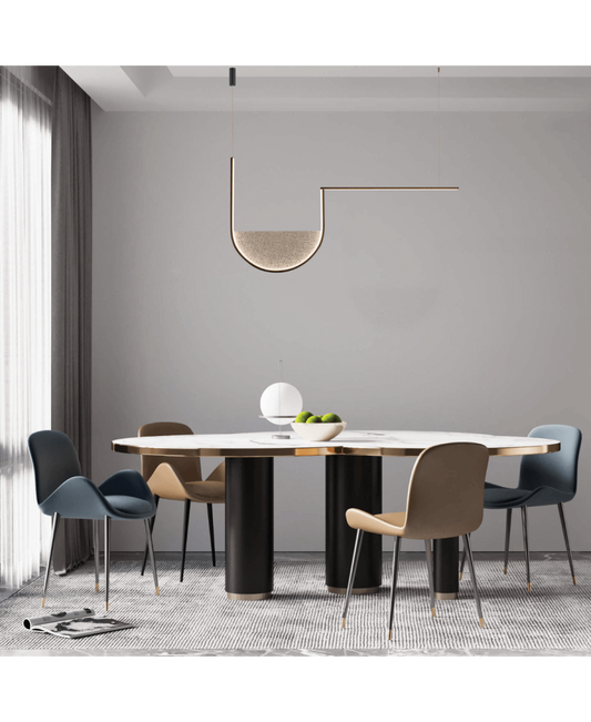 Lustră LED Negru - Gri – Zambelis 23170