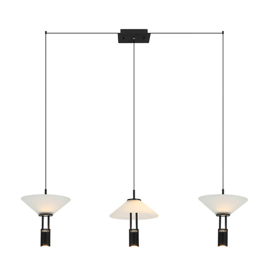 Lustră LED Negru – Zambelis 23202