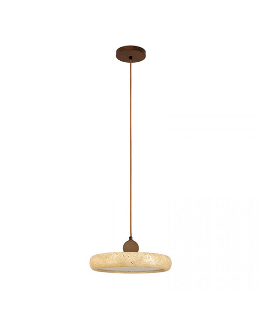 Pendul LED Piatră Naturală - Maro – Zambelis 25419