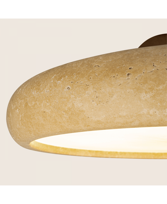 Pendul LED Piatră Naturală - Maro – Zambelis 25419