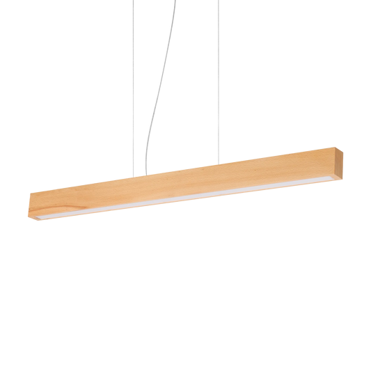 Suspensie CRAFT – lemn liniar, LED integrat - 284460