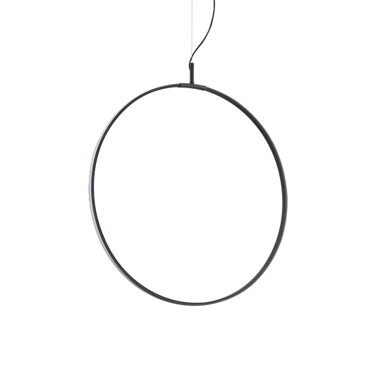 Suspensie CIRCUS – inel negru, LED integrat - 291376