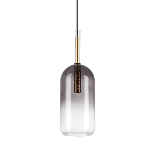 Suspensie EMPIRE – sticlă fumurie degrade, stil vintage - 309804