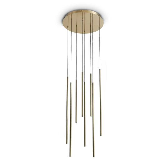 Candelabru LOOK – compoziție de tije LED, hol de intrare