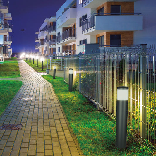 Stâlp exterior Grădină 12cm, H 65cm, 20W - Chicago