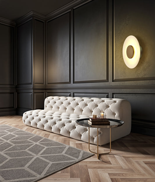Aplică perete Modernă Rotundă cu LED Ø50cm - Orion