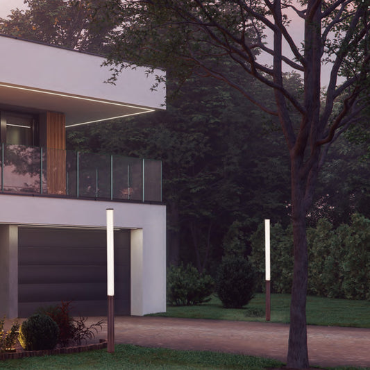 Stâlp exterior Modern cu LED 10cm, H 155cm - Gant