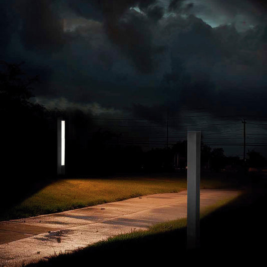 Stâlp exterior cu LED, H 60cm - Lotus