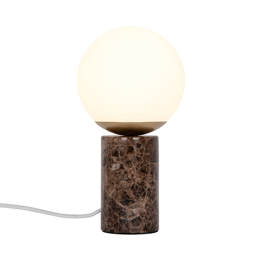 Lampă masă Decorativă, Maro - Lilly Marble - 2213575018