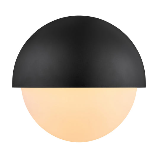 Aplică exterior Atemporală, Negru - Scorpius Round - 2518401003