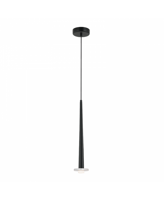 Pendul LED Marmură Albă - Negru Sablat – Zambelis 22110