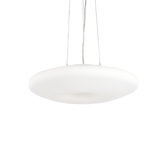 Suspensie GLORY – glob din sticlă albă - 19741