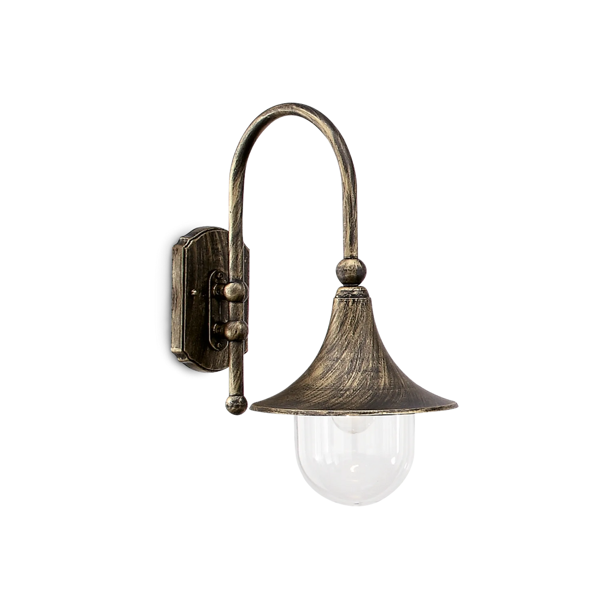 Aplică de exterior CIMA – stil vechi, gri sau alamă îmbătrânită - 24134