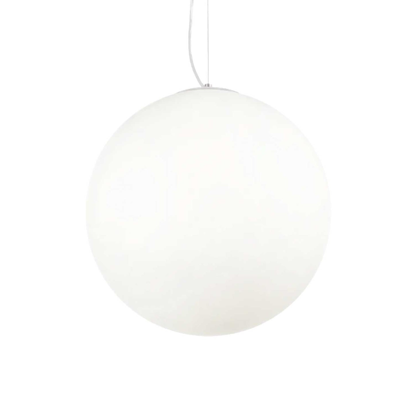 Suspensie MAPA – glob din sticlă albă opală