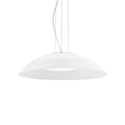 Suspensie LENA – cupolă din sticlă albă, stil vintage - 35727