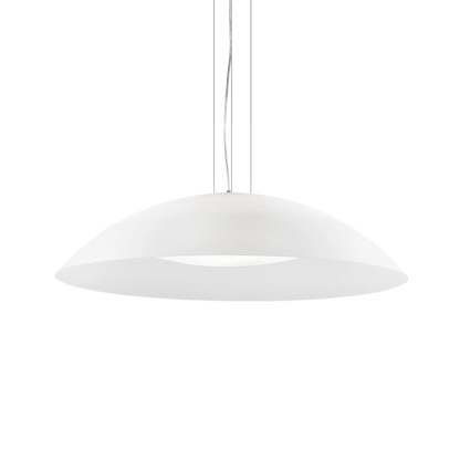 Suspensie LENA – cupolă din sticlă albă, stil vintage - 52786