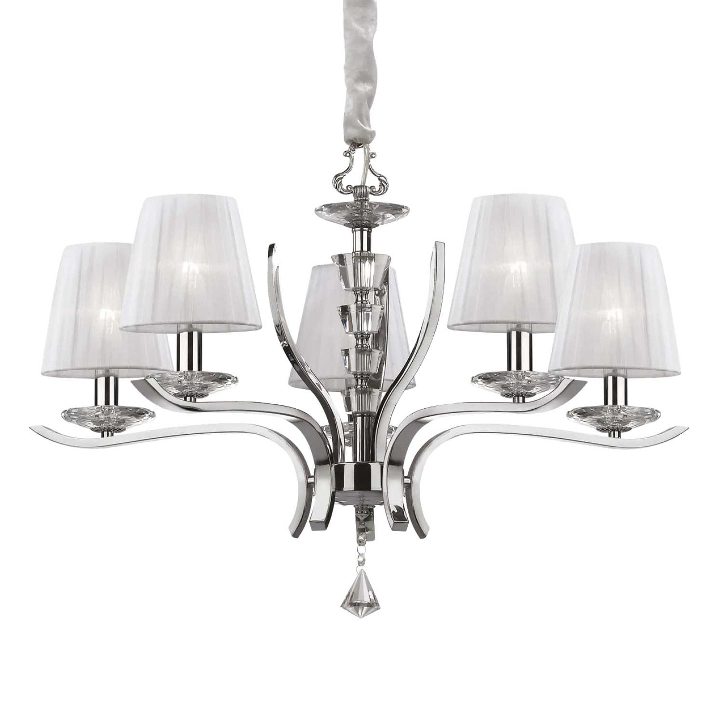 Candelabru PEGASO – metal și cristal, stil regal
