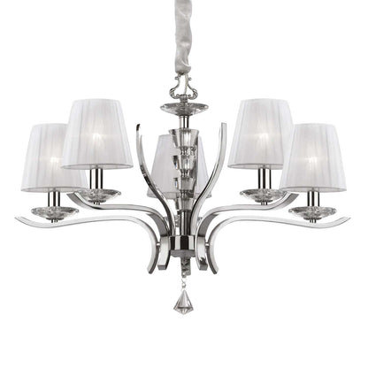 Candelabru PEGASO – metal și cristal, stil regal