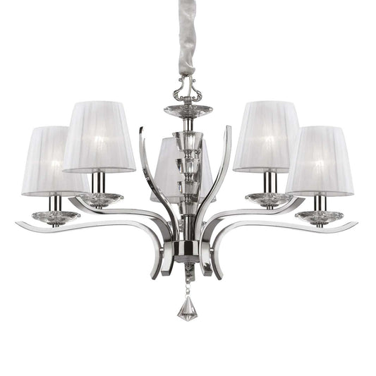 Candelabru PEGASO – metal și cristal, stil regal