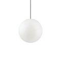 Suspensie SOLE – glob din ABS alb, exterior, IP44 - 135991