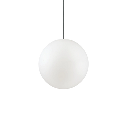 Suspensie SOLE – glob din ABS alb, exterior, IP44 - 135991