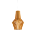 Suspensie CITRUS – lamele din lemn, stil japandi - 159843