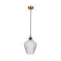 Pendul Alamă Antichizată - Sticlă Transparentă – Zambelis 19125
