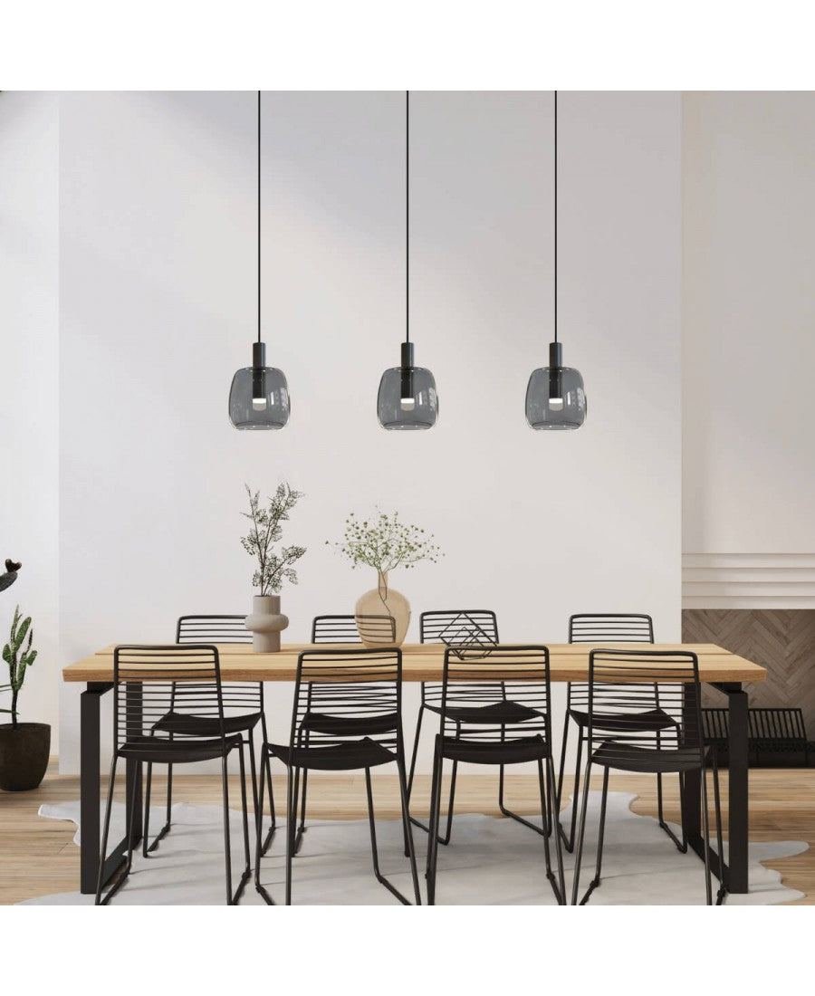 Pendul LED Negru - Gri – Zambelis 1967