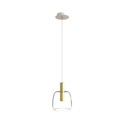 Pendul LED Sticlă Transparentă - Auriu – Zambelis 1968