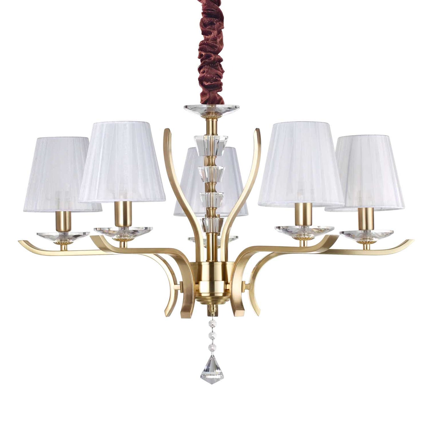 Candelabru PEGASO – metal și cristal, stil regal