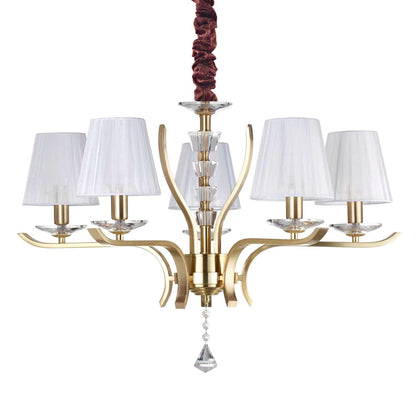 Candelabru PEGASO – metal și cristal, stil regal
