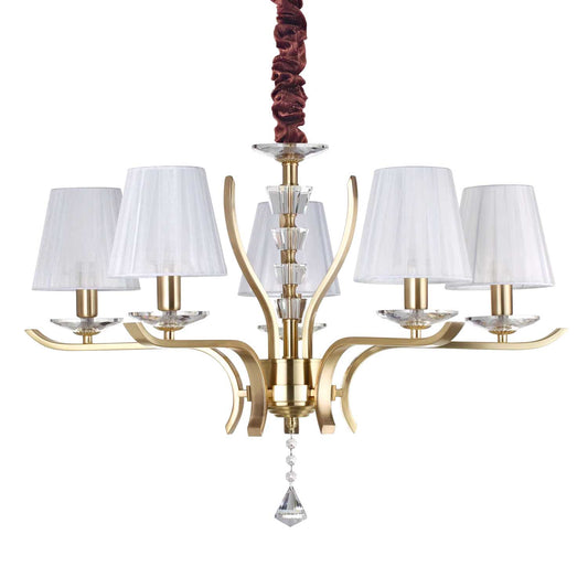 Candelabru PEGASO – metal și cristal, stil regal