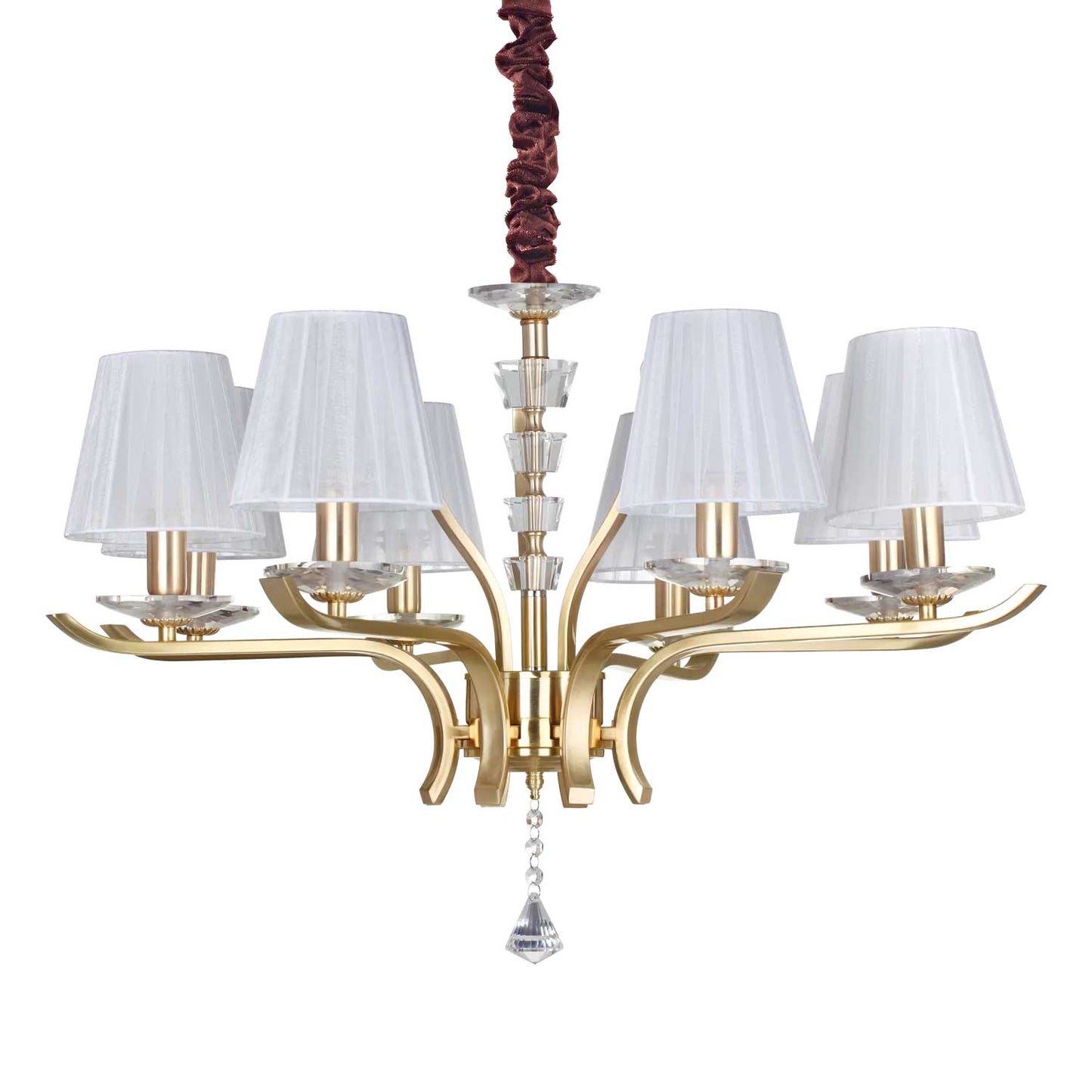 Candelabru PEGASO – metal și cristal, stil regal
