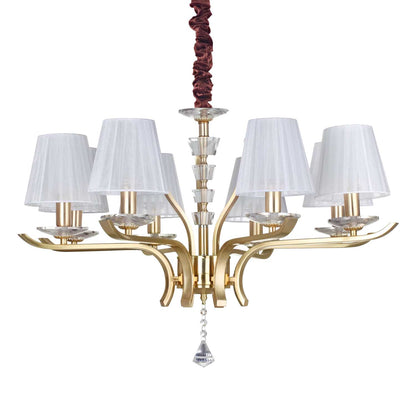 Candelabru PEGASO – metal și cristal, stil regal