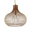 Suspensie ONION – colivie metalică, maro metalic