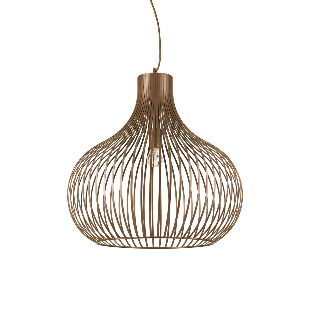 Suspensie ONION – colivie metalică, maro metalic - 205311