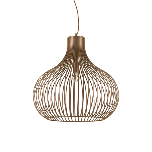 Suspensie ONION – colivie metalică, maro metalic - 205311