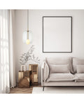 Pendul Sticlă Transparentă - Auriu – Zambelis 22057