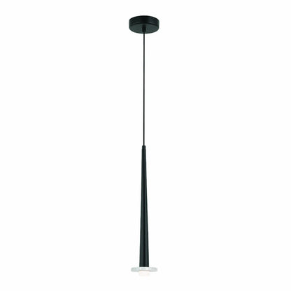 Pendul LED Marmură Albă - Negru Sablat – Zambelis 22110
