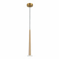 Pendul LED Marmură Albă - Auriu – Zambelis 22111