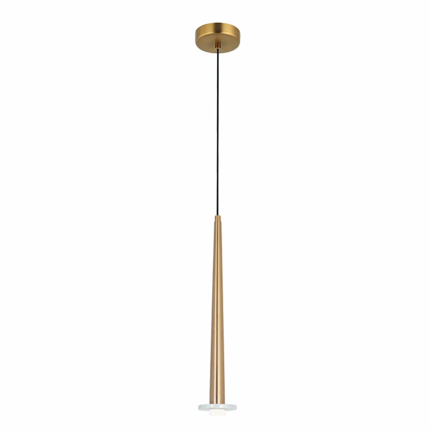 Pendul LED Marmură Albă - Auriu – Zambelis 22111