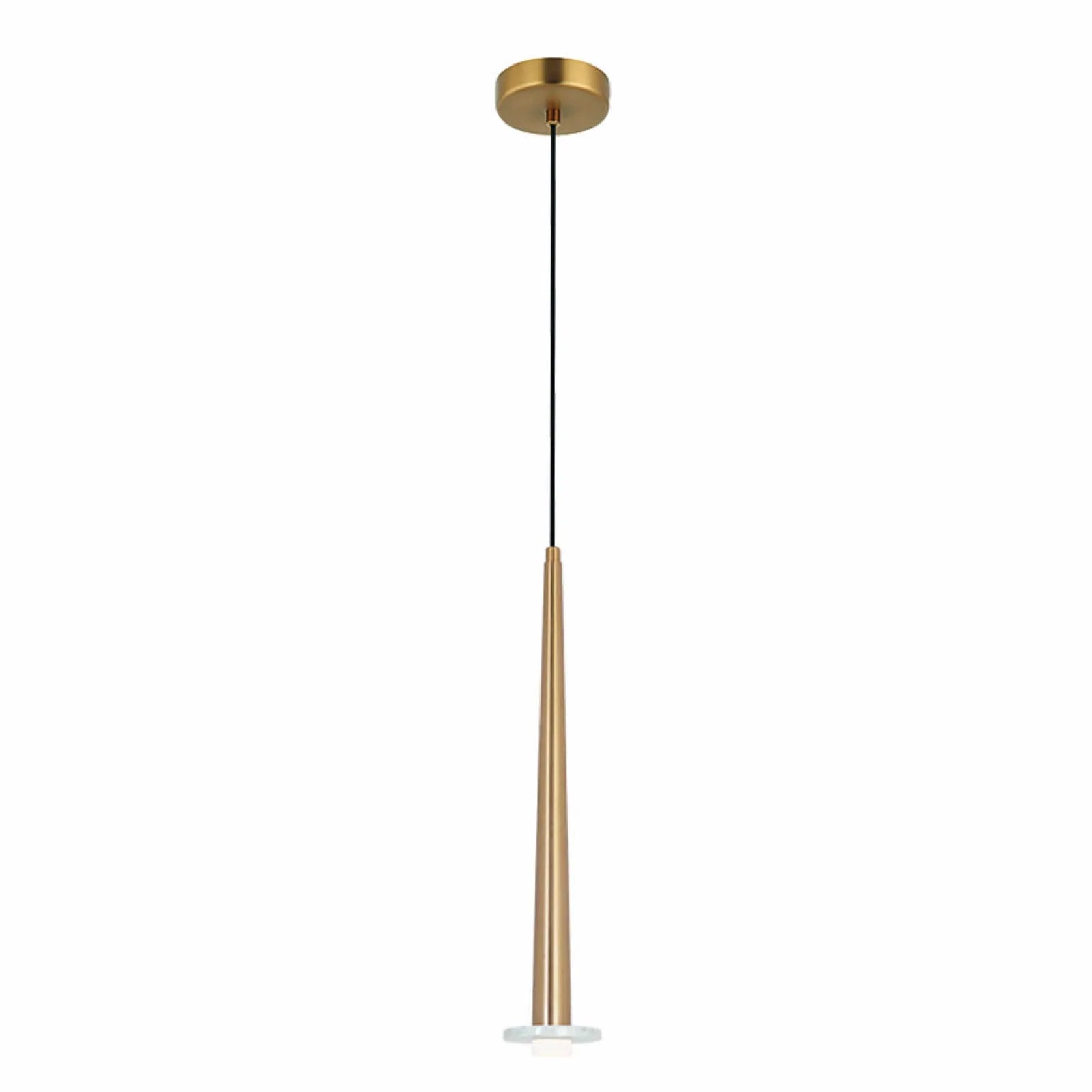 Pendul LED Marmură Albă - Auriu – Zambelis 22111