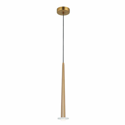 Pendul LED Marmură Albă - Auriu – Zambelis 22111