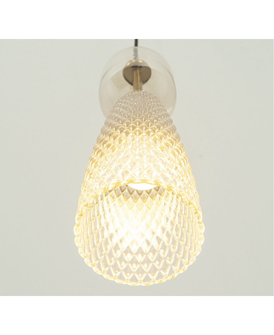 Lustră Alamă Antichizată - Negru – Zambelis 23010