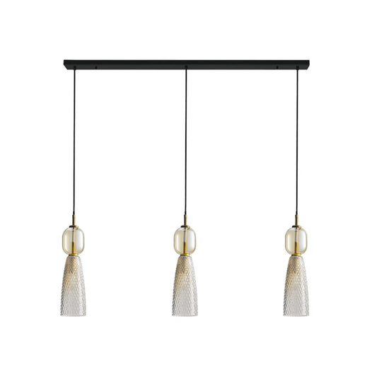 Lustră Alamă Antichizată - Negru – Zambelis 23009
