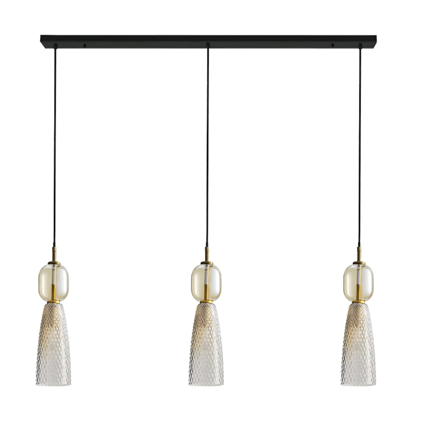 Lustră Alamă Antichizată - Negru – Zambelis 23009