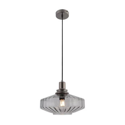 Pendul Sticlă Fumurie - Gri – Zambelis 23012