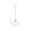 Pendul Sticlă Fumurie - Gri – Zambelis 23012